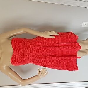 NWOT - Rue 21 Red/White Polka Dot Mini Dress size Medium